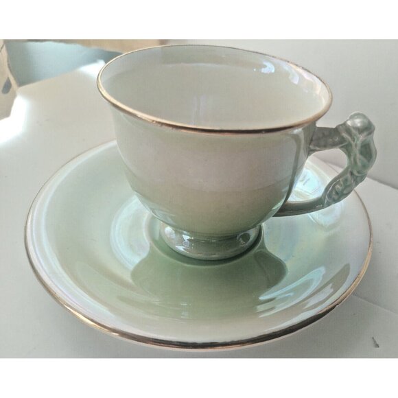 Vintage Royal Winton Grimwades Bone China Tea Cup & Saucer Set Floral HANDLE - Picture 3 of 14